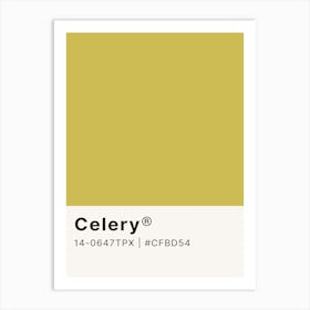 Celery Art Print