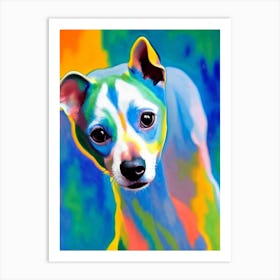 Italian Greyhound Fauvist Style Dog Art Print