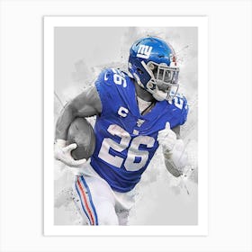 Saquon Barkley New York Giants Art Print