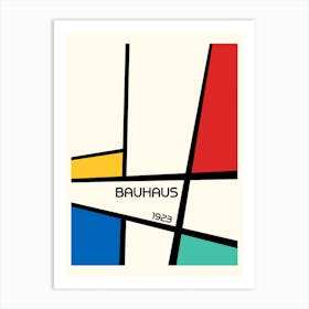 Bauhaus Geometric Minimalist 1 Art Print