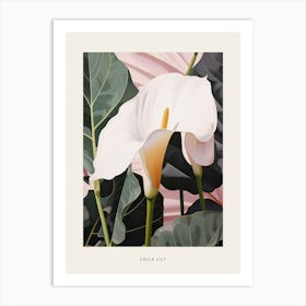 Flower Illustration Calla Lily 3 Poster Art Print