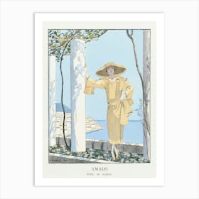 Amalfi, George Barbier Art Print