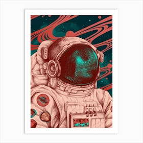 Into Space Art Print