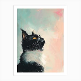 Cat In The Sky 7 Art Print