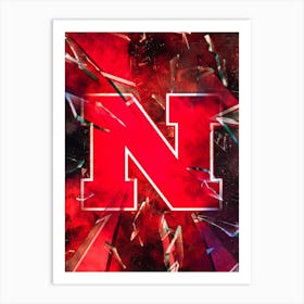 Nebraska Cornhuskers 1 Art Print