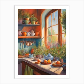 Kitchen Window Poster