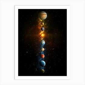 Solar System 2 Art Print