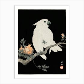 Cockatoo With Pomegranate (1927), Ohara Koson Art Print