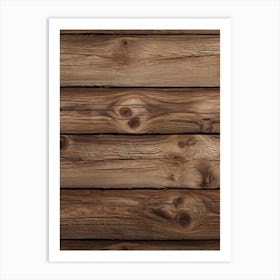 Wood Planks Background 1 Art Print