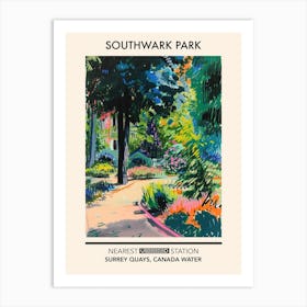 Southwark Park London Parks Garden 2 Art Print