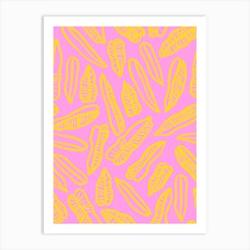 Palm Springs in Pink Art Print