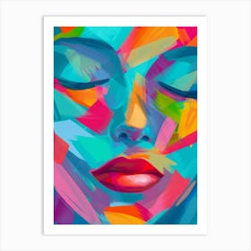 Abstract Of A Woman 53 Art Print