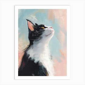 Cat Painting 9 Art Print