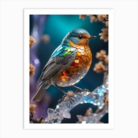 Bird In Glass Art Print