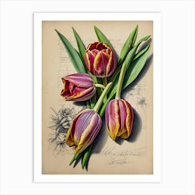 Tulips 2 Art Print