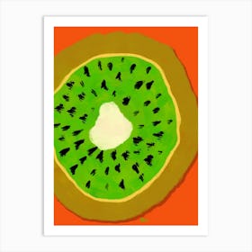 Kiwi Fruit - Artwork Art Print