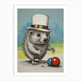 Hedgehog 34 Art Print