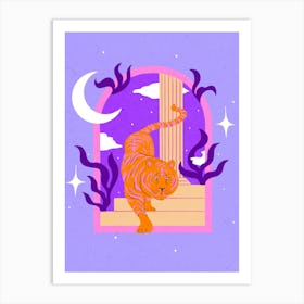 Under The Moon Art Print