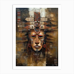 Sculpted Heritage: Carving Identity in Native Art Art Print