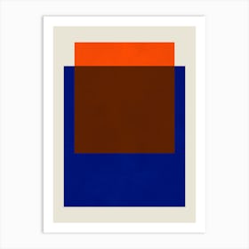 Modern geometry 1 Art Print