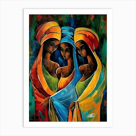 African Woman African Culture 11 Art Print