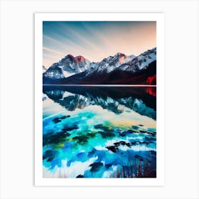 Lake In The Mountains 25 Art Print