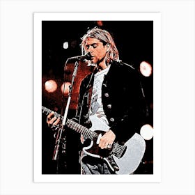 Nirvana kurt cobain 1 Art Print