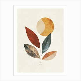 Sun And Leaves 17 Art Print