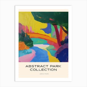 Abstract Park Collection Poster Ueno Park Tokyo 2 Art Print
