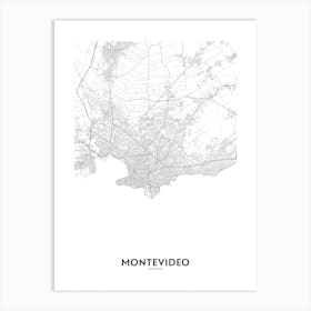Montevideo Art Print