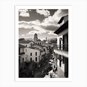 Cuenca, Spain, Black And White Analogue Photography 1 Art Print