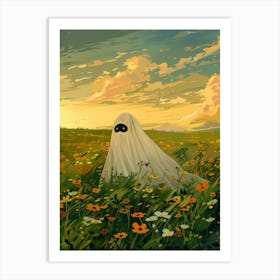 Ghost In The Field 4 Art Print