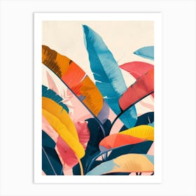 Tropical Leaves 45 Art Print