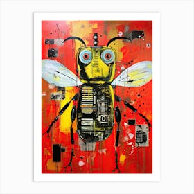 Bee Streets Odyssey: Neo-Expressionist Tales Art Print