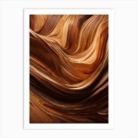 Wavy Sand Art Print