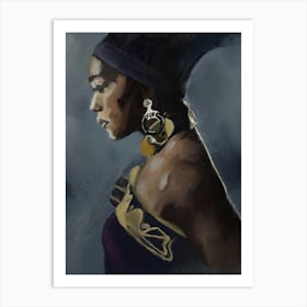 Angela Bassett Art Print