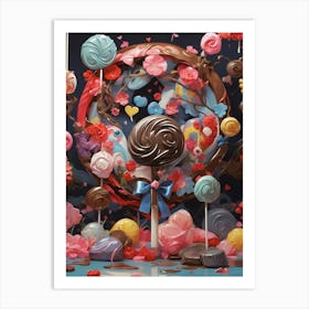 Lollipops Art Print