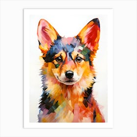 Silent Loyalty The Faithful Dog Art Print