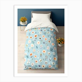 Daisy Duvet Cover Art Print