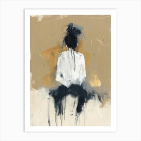 Girl In A Hat 19 Art Print