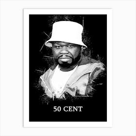 50 Cent 1 Art Print