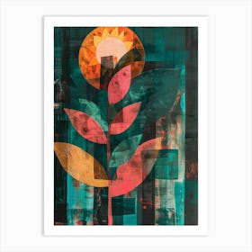 'Sunflower' 5 Art Print