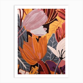 Fall Botanicals Cyclamen 3 Art Print