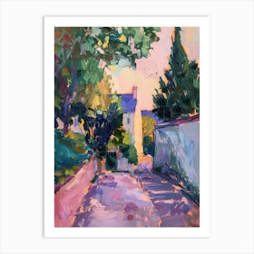 The University Of Texas At Austin Texas Oil Painting 3 Art Print