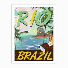 Rio Brazil 1 Art Print