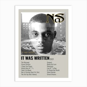 It Was Written 2021 Poster Art Print