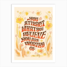 Attract Quote Art Print