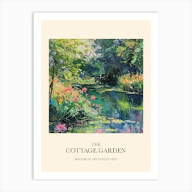 Cottage Garden Poster Floral Tapestry 8 Art Print