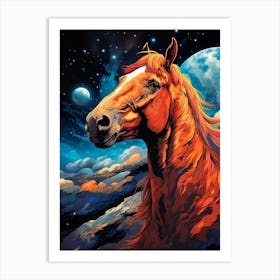 Horse In The Sky Art Print