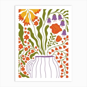 Flowers In A Vase Art Print